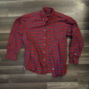 Daniel Cremieux Red and Green Plaid Men's‎ Shirt